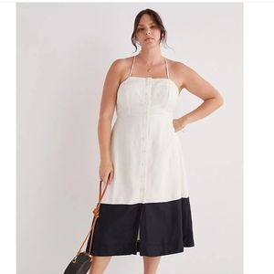 Anthropologie Colorblock Midi Dress